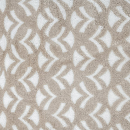 Conjunto de lençóis de lã coral cinza claro Etea - PR