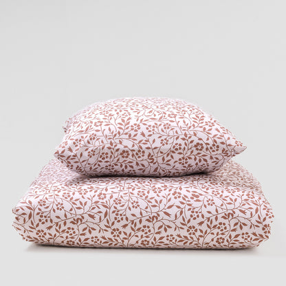 Capa de edredão de algodão Osaka rosa keike - PR