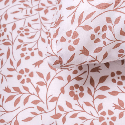 Capa de edredão de algodão Osaka rosa keike - PR