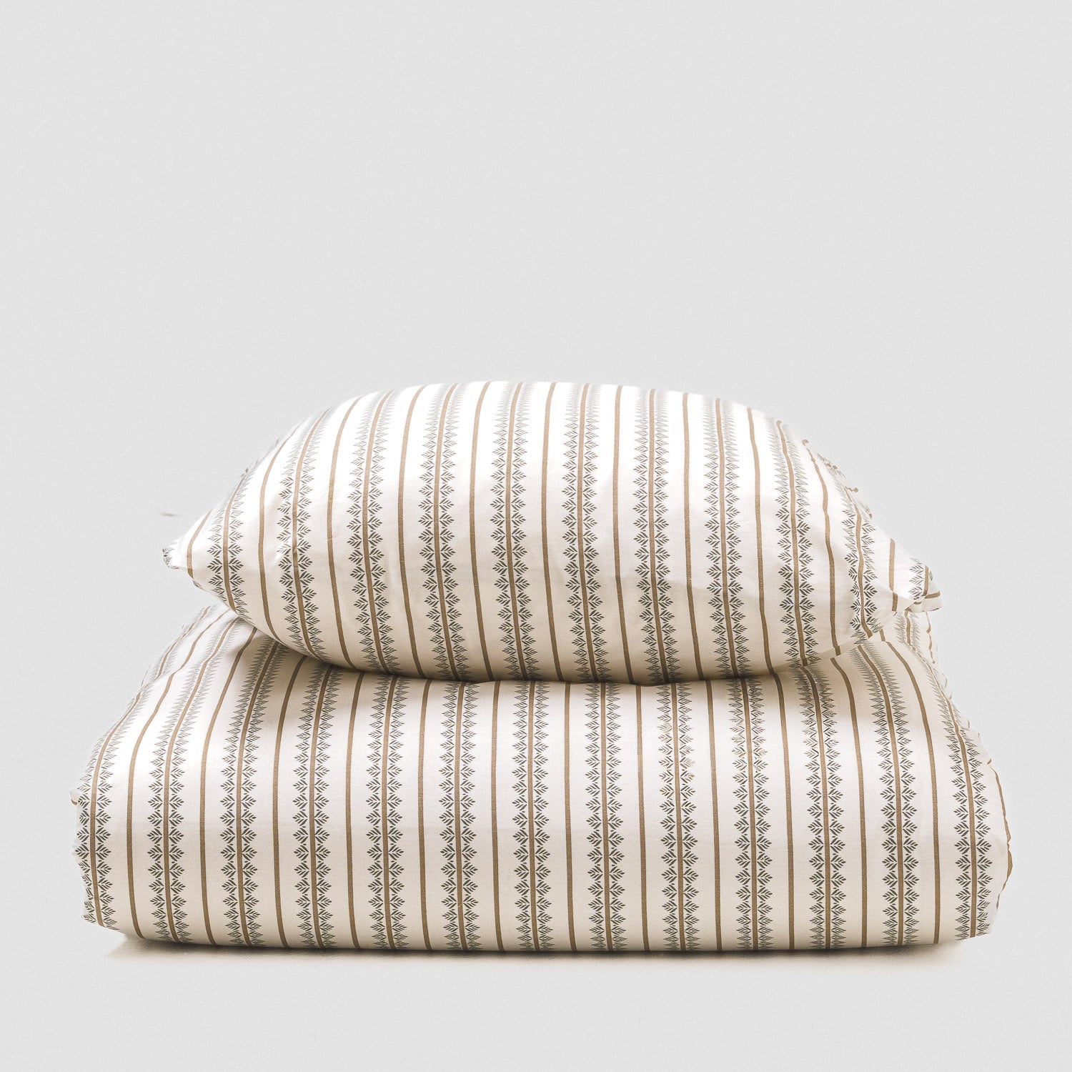 Capa de edredão de algodão Alrubia verde-seco – PR