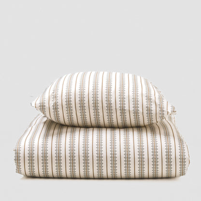 Capa de edredão de algodão Alrubia verde-seco – PR