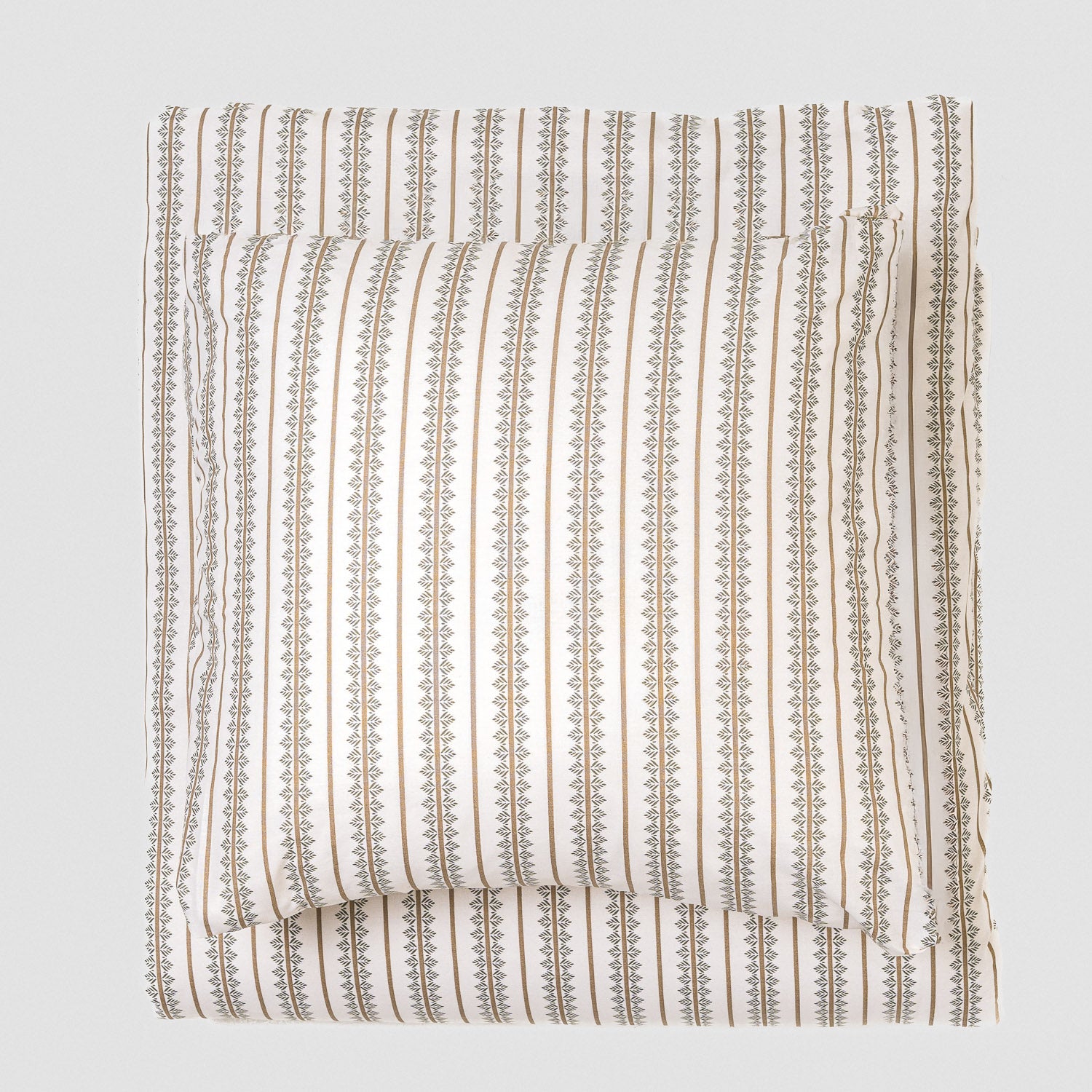 Capa de edredão de algodão Alrubia verde-seco – PR