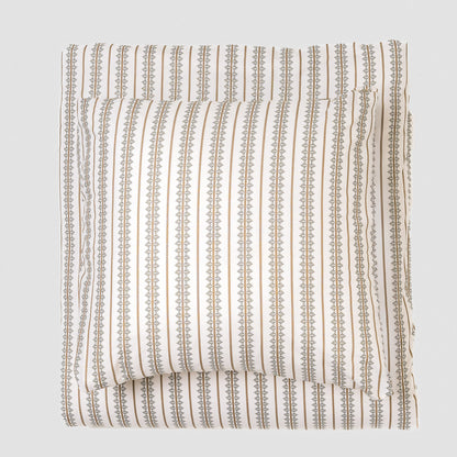 Capa de edredão de algodão Alrubia verde-seco – PR