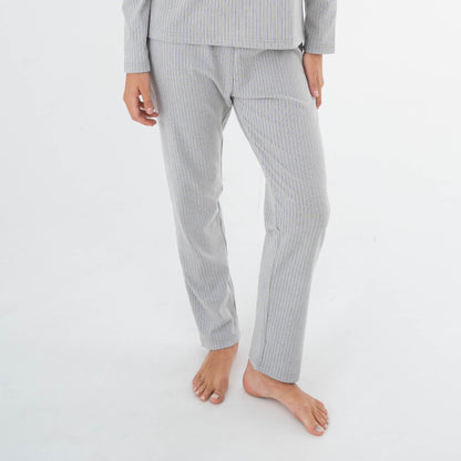 Pijama Canale Raya Ancha Gris